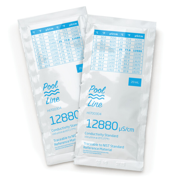 Standarde EC Pool Line 12880 µS/cm(25) 20 mL plicuri [2]