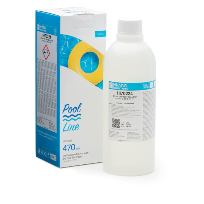 Pool Line soluție de testare ORP @470 mV (@20°C), 500 mL [1]