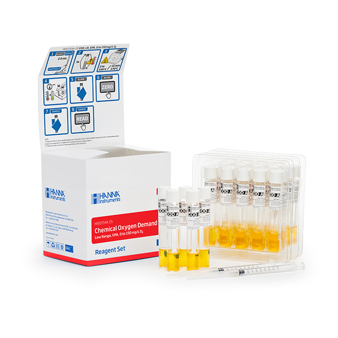 COD, Metoda EPA, Cuve Predozate, Domeniu Mic 0 la 150 mg/L, 25 teste [2]