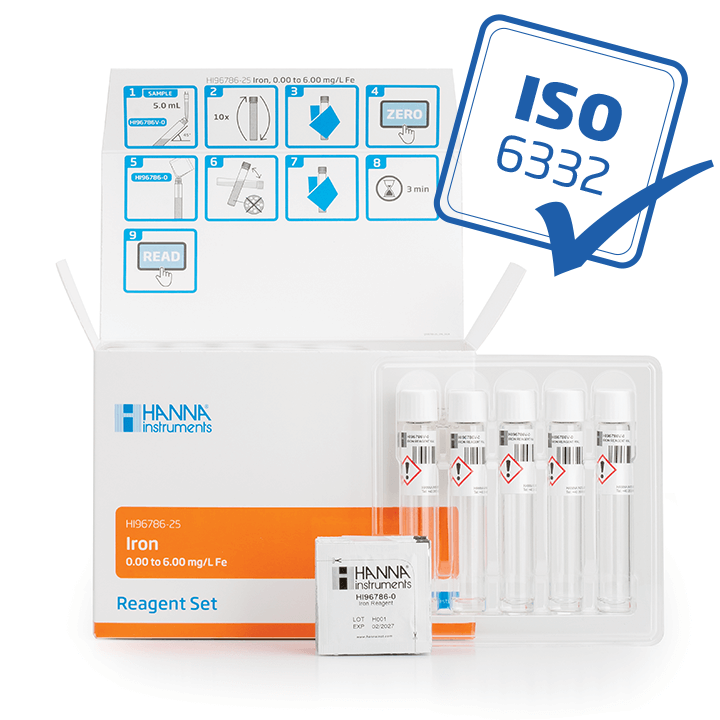 Fier, Reactivi Predozati, Domeniu 0.00 la 6.00 mg/L - 25 de teste [1]