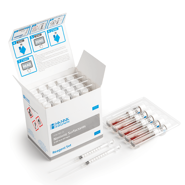 Surfactanti Neionici, Reactivi Predozati, Domeniu 0.00 la 6.00 mg/L , 25 teste [3]