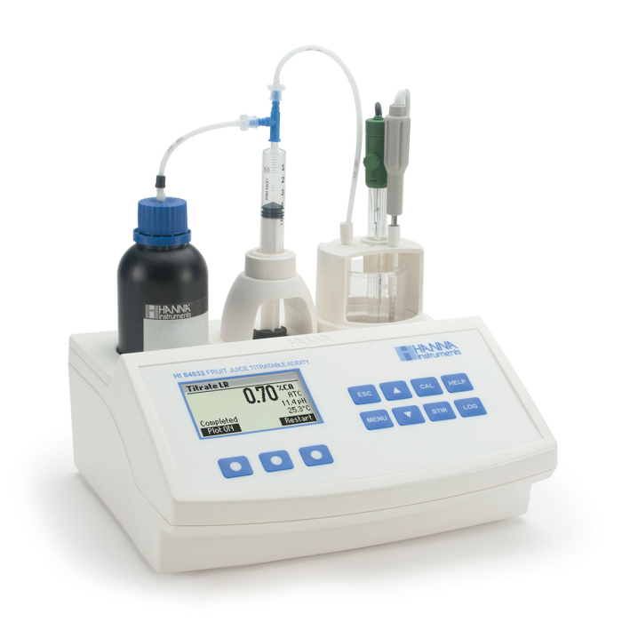 Minititrator pentru aciditatea titrabilă din sucuri de fructe, 230V [2]