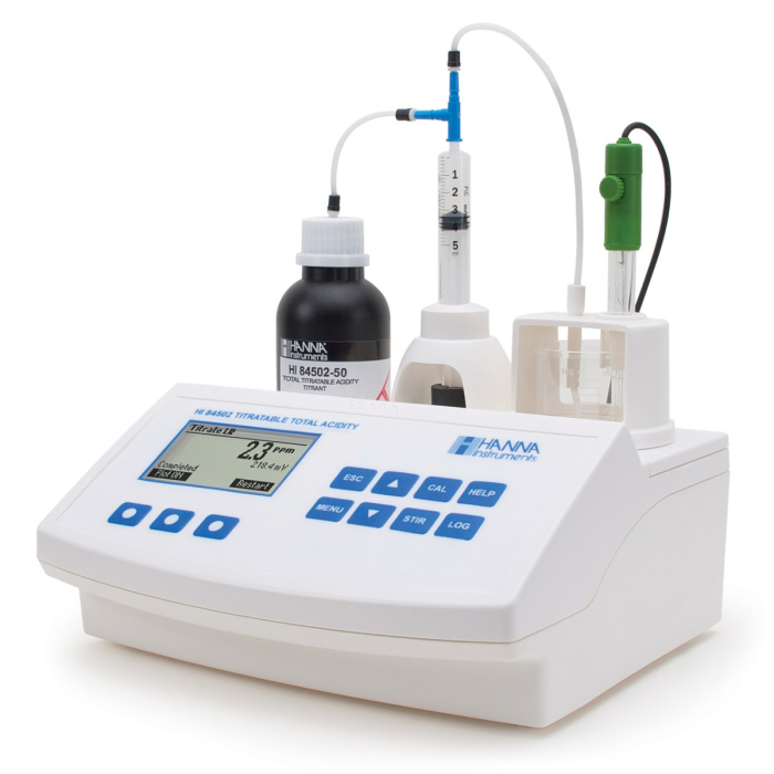 Minititrator de aciditate titrabilă pentru analiza vinului, 230V [2]