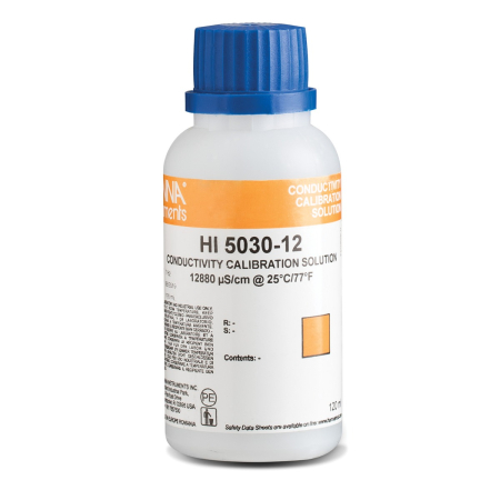 Soluții - 12,880 µS/cm Valoarea EC @ 25°C, 120 mL