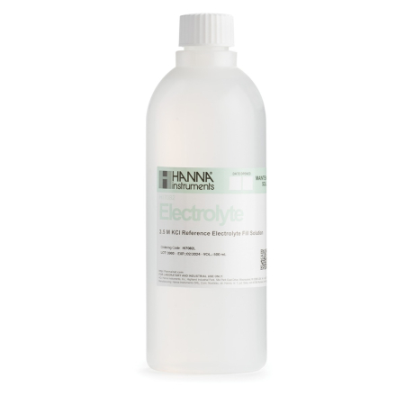 Soluție electrolit KCL 3,5M pentru electrozi cu joncțiune dublă, 460 ml