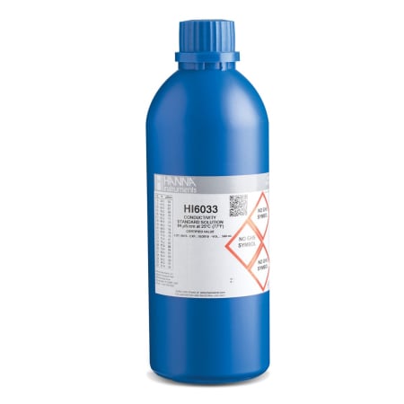 84 µS/cm @ 25°C Standard tehnic de calibrare EC cu certificat de analiză, 500 ml