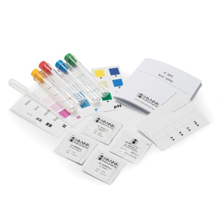 Multiparametre - Teste chimice pentru sol, NPK si pH (10 teste fiecare)