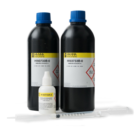 Reactiv Amoniac, Domeniu 0.0 la 100.0 mg/L, 100 de teste (NH4+ HR) HI93733-03
