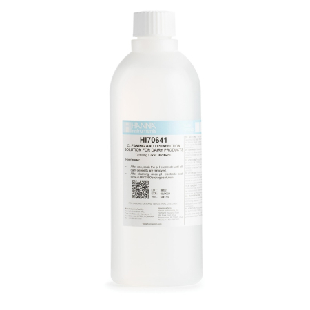 Soluții - Soluție de curățare și dezinfecție pentru produse lactate (industria alimentară), flacon de 500 ml