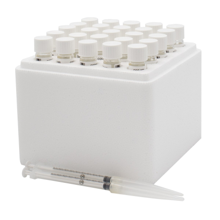 HI83224 Reagents - Reactiv COD, Predozati, Metoda ISO, Domeniu Mediu 0 la 1500 mg/L, cu cod de bare, 25 teste