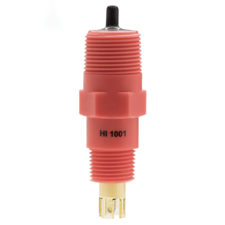 pH - Electrod de pH de proces cu joncțiune dublă cu corp PVDF, joncțiune PTFE, conector BNC și cablu de 3 m
