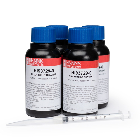 HI83200 Reagents - Reactiv Fluor, Domeniu Mic 0,00 până la 2,00 mg /L, 300 de teste