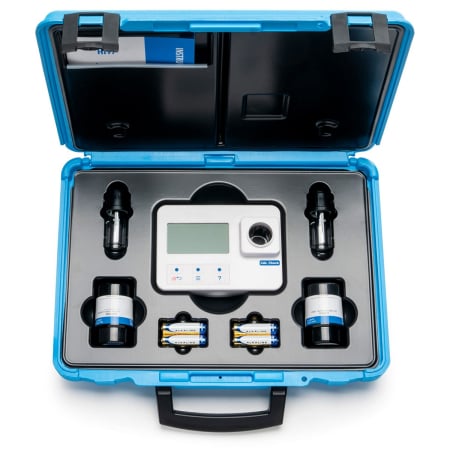 Fotocolorimetre portabile - Fotocolorimetru portabil pentru amoniac cu domeniu mediu si verificare CAL Check - HI97715