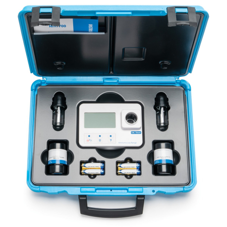 Fotocolorimetre portabile - Fotocolorimetru portabil pentru amoniac cu domeniu mic și verificare CAL Check - HI97700