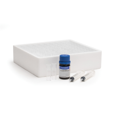 Reactivi pentru fotocolorimetre - Glicerol (30 ml), 60 cuve patrate, pipeta