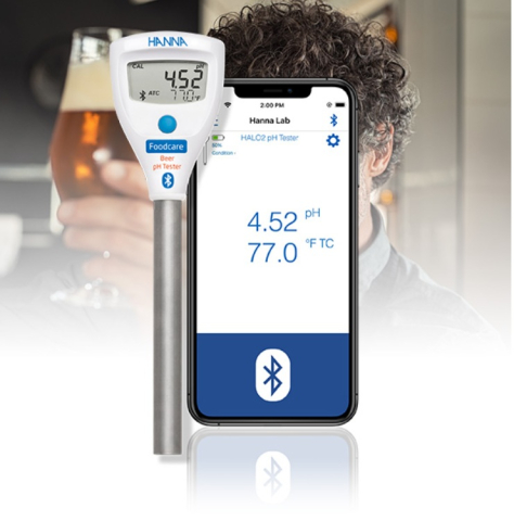 HALO2 Tester pH cu Bluetooth pentru bere - HI9810312 [1]