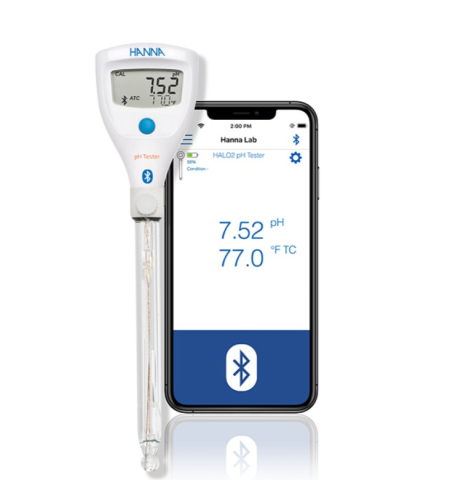 Testere pH cu Bluetooth - HALO2 Tester pH cu Bluetooth pentru laborator - HI9810402 (reincarcabil)