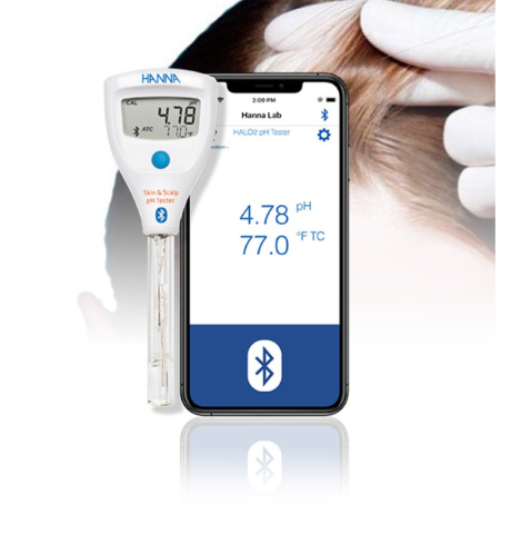 HALO2 Tester pH cu Bluetooth pentru piele si scalp - HI9810372 [1]