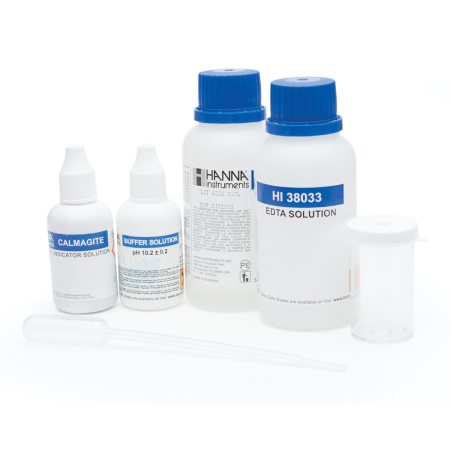 Hardness - Duritate Totala (ca CaCO3), Interval: (0-30 gpg) Metodă: titrare, 100 de teste