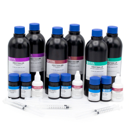 Beverage - Reactivi Duritate totală, Domeniu 0-750 mg/L, metodă colorimetrică, 100 de teste