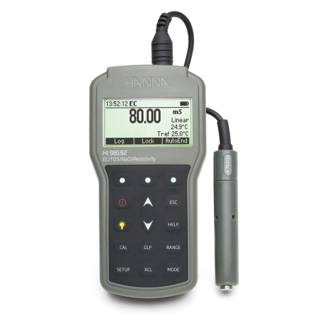 Instrument portabil profesional pentru EC/TDS/Rezistivitate cu AutoRange [1]
