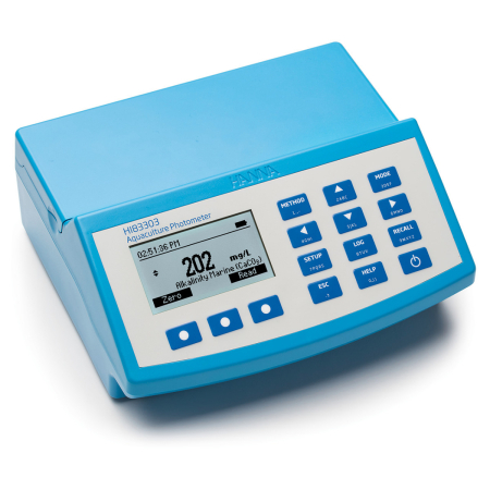 Fotocolorimetre - Fotocolorimetru multiparametru pentru acvacultura, 12 parametri cu 20 de metode programate, baterie pentru 500 de teste pe teren