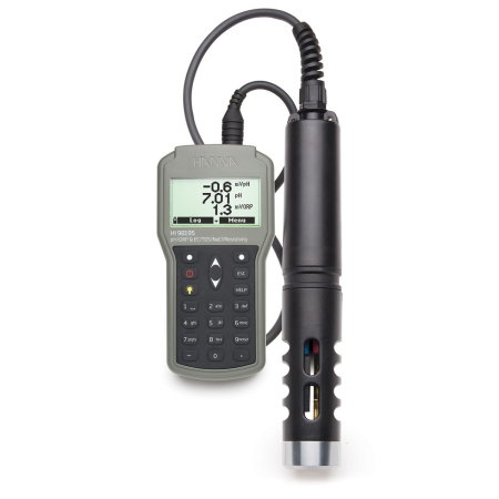 Industrii - Multiparametru impermeabil pH/ORP/EC/Presiune/Temperatură - HI98195