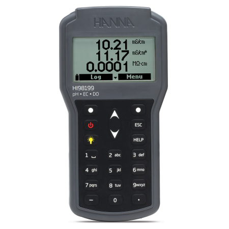Multiparametru portabil pH, EC, DO, livrat cu sonda de pH HI829113 - posibilitate adaugare sonda EC si OD