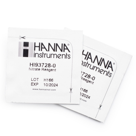 HI83099 Reagents - Reactiv Nitrati, plicuri pulbere, Domeniu 0.0 la 30.0 mg/L, pentru 100 de teste (NO3--N)