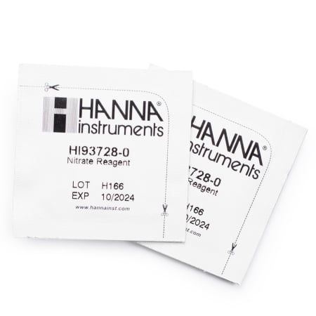 HI83305 Reagents - Reactiv Nitrati, plicuri pulbere, Domeniu 0.0 la 30.0 mg/L, pentru 300 de teste (NO3--N)