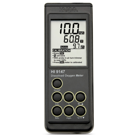 Industrii - Oxigenometru portabil cu sondă galvanică - HI9147