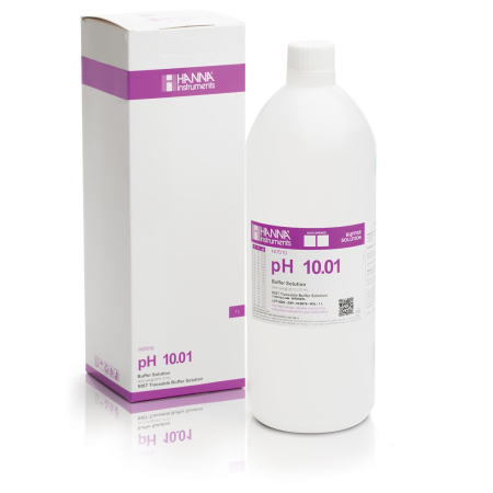 Soluții - pH 10.01 @ 25°C Tampon de calibrare, sticlă de 1 L