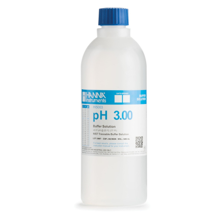 pH-metre - pH 3.00 @ 25°C Tampon de calibrare tehnică, 500 mL