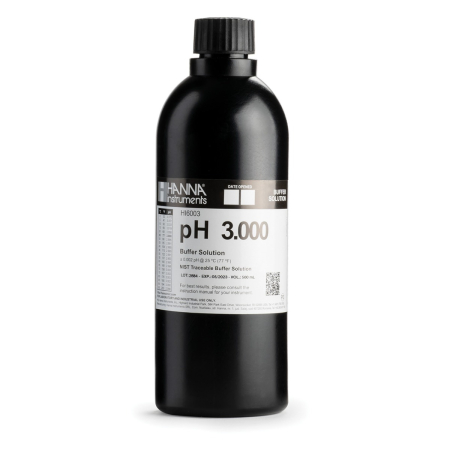 Soluții de calibrare - pH 3.000 @ 25°C Tampon de calibrare milesimală, 500 mL