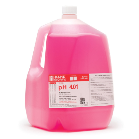 pH 4,01 @ 25°C Tampon de calibrare, sticlă de 3,78 l (1 gal.)