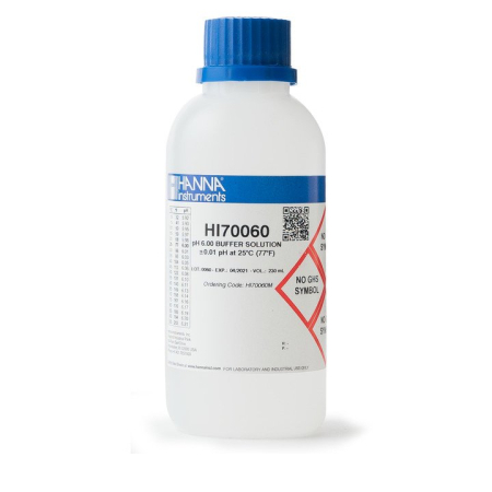 pH 6.00 @ 25°C Tampon de calibrare, sticlă de 230 mL