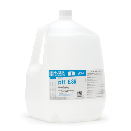 Soluții de calibrare - pH 6,86 @ 25°C Tampon de calibrare, sticlă de 3,78 l (1 gal.)