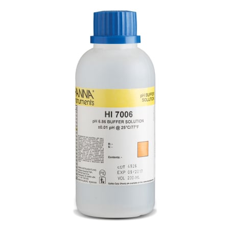 Soluții - pH 6.86 @ 25°C Tampon de calibrare, sticlă de 230 mL