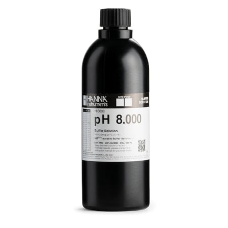 Soluții de calibrare - pH 8.000 @ 25°C Tampon de calibrare milesimală, 500 mL