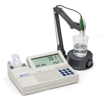 Instrumente de Laborator - pH-metru de laborator cu imprimanta si functie CAL Check™