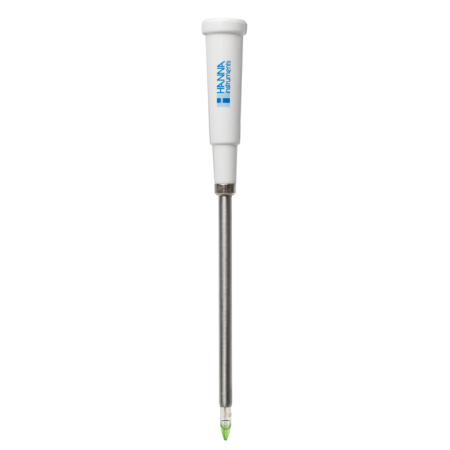 Food Care pH Electrodes - Electrod pH/temperatură pentru brânză cu conector DIN cu conectare rapidă, corp din oțel inoxidabil, umplut cu gel