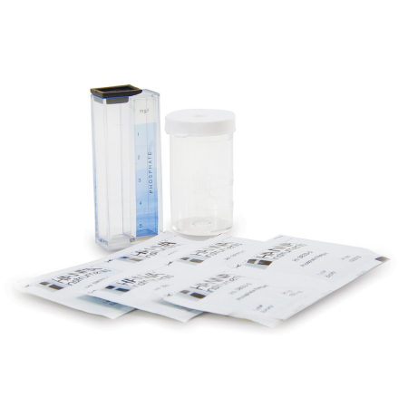 Checker Colorimeters - Fosfat (sub formă de ortofosfat, PO43-), Interval: (0-5 mg/L) Metodă: colorimetrică, 50 de teste