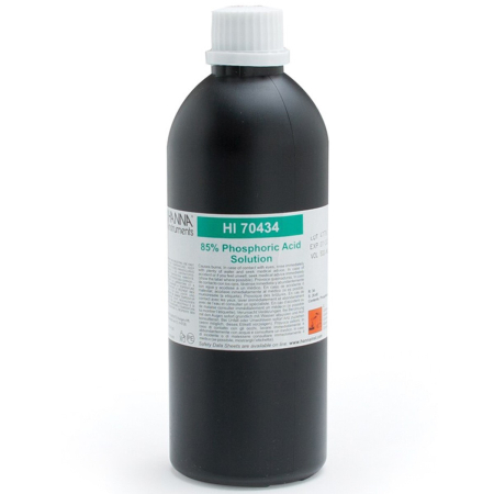 Soluții pentru titrări - Soluție de acid fosforic 85%, 500 ml - HI70434