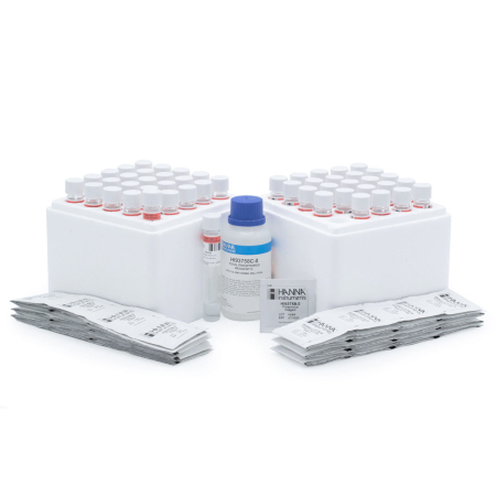 Reactivi - Reactivi Fosfor Total, Predozati, Domeniu Mic 0.00 la 1.15 mg/L, cu cod de bare, 50 de teste