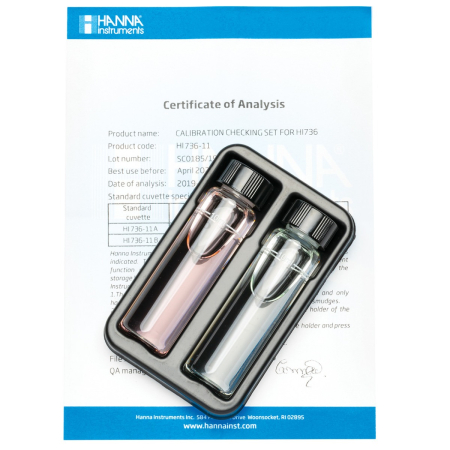 Aquaculture & Aquariums - Set de verificare a calibrării pentru Checker Fosfor Domeniu Ultra Mic