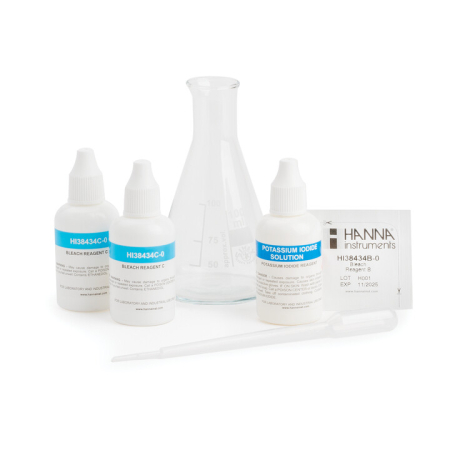 Pool Line - Pool Line Teste chimice Hipoclorit (ca Cl₂), Interval: (50-150 g/L), aprox. 100 de teste, pentru piscine
