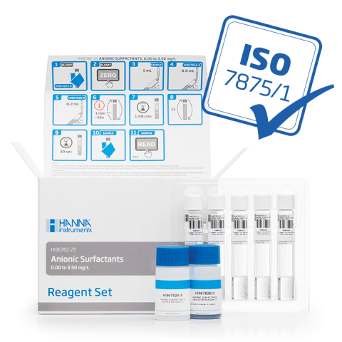 Home Page Tiles - Surfactanți Anionici, Reactivi Predozati, Domeniu 0.00 la 3.50 mg/L, 25 de teste