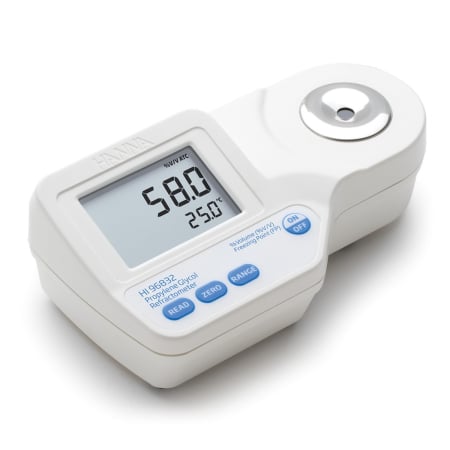 Glycol - Refractometru pentru propilenglicol, Interval: 0 până la 100 % Volum, 0 până la -51 °C, Punct de îngheț