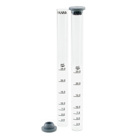 Surfactanți anionici - Tub de testare (sticlă) cu capace, 25 ml (2 buc)