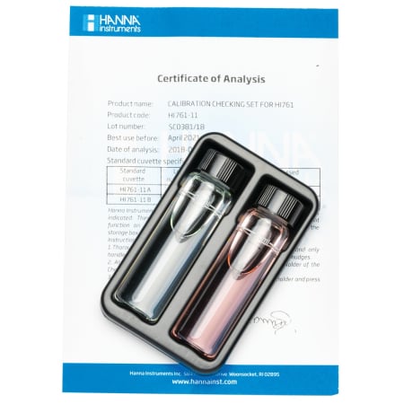 Set de verificare a calibrării pentru Checker Clor Total Domeniu Ultra Mic